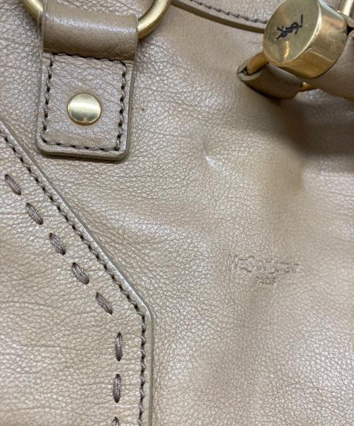 Yves Saint Laurent（イヴサンローラン）Yves Saint Laurent (イヴサンローラン) ミューズハンドバッグ ベージュの古着・服飾アイテム