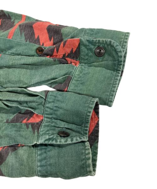 POLO RALPH LAUREN（ポロ・ラルフローレン）POLO RALPH LAUREN (ポロ・ラルフローレン) 90S レーヨンシャツ グリーン サイズ:Lの古着・服飾アイテム