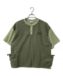 Columbia（コロンビア）の古着「トゥリースワロー オムニフリーズゼロ ショートスリーブヘンリー カットソー」｜グリーン