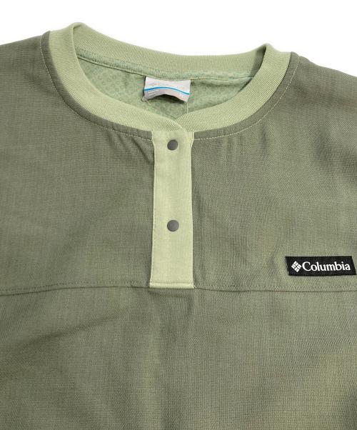 Columbia（コロンビア）Columbia (コロンビア) トゥリースワロー オムニフリーズゼロ ショートスリーブヘンリー カットソー グリーン サイズ:XLの古着・服飾アイテム