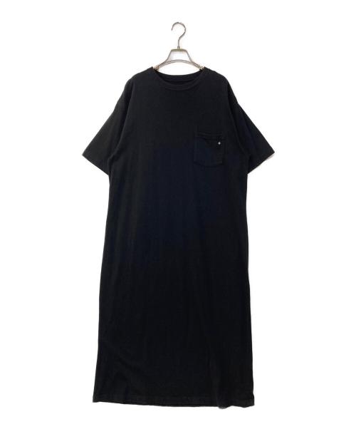 Snow peak（スノーピーク）Snow peak (スノーピーク) JOURNAL STANDARD relume (ジャーナルスタンダード レリューム) 別注 RE Classic Logo Printed ワンピース ブラック サイズ:記載なしの古着・服飾アイテム