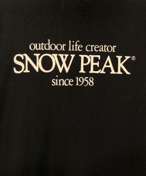Snow peak（スノーピーク）Snow peak (スノーピーク) JOURNAL STANDARD relume (ジャーナルスタンダード レリューム) 別注 RE Classic Logo Printed ワンピース ブラック サイズ:記載なしの古着・服飾アイテム