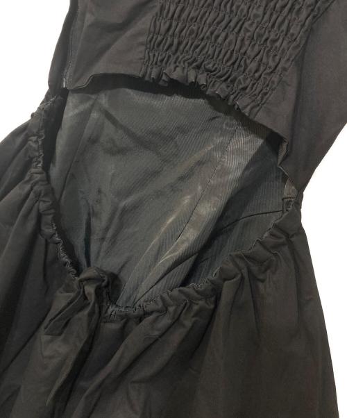 ANDMARY（アンドマリー）ANDMARY (アンドマリー) Jozy ribbon flare mini dress ブラック サイズ:Fの古着・服飾アイテム