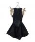 ANDMARY (アンドマリー) Jozy ribbon flare mini dress ブラック サイズ:F：8000円