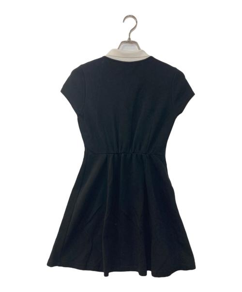 HER LIP TO（ハーリップトゥ）HER LIP TO (ハーリップトゥ) Short Sleeve Polo Mini Dress ミニポロドレス ブラック サイズ:Sの古着・服飾アイテム
