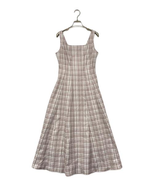 HER LIP TO（ハーリップトゥ）Her lip to (ハーリップトゥ) Paddington Long Dress/ノースリーブワンピース ピンク サイズ:Sの古着・服飾アイテム