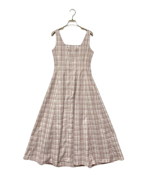 HER LIP TO（ハーリップトゥ）Her lip to (ハーリップトゥ) Paddington Long Dress/ノースリーブワンピース ピンク サイズ:Sの古着・服飾アイテム