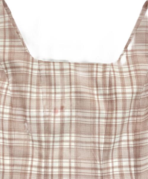 HER LIP TO（ハーリップトゥ）Her lip to (ハーリップトゥ) Paddington Long Dress/ノースリーブワンピース ピンク サイズ:Sの古着・服飾アイテム