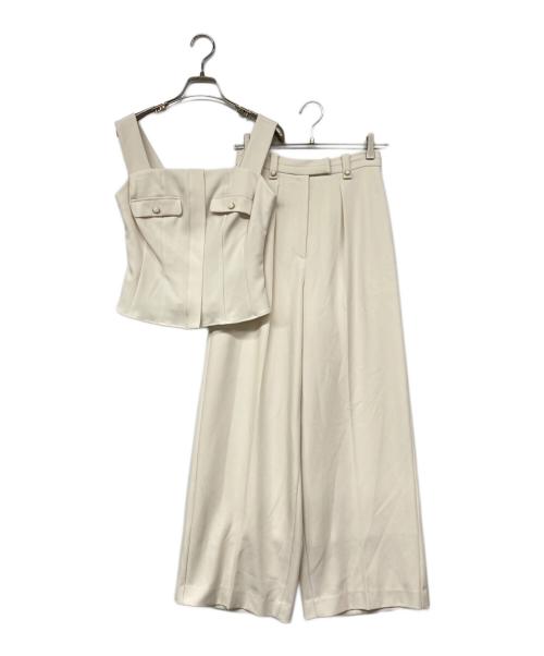 HER LIP TO（ハーリップトゥ）HER LIP TO (ハーリップトゥ) Lutetia Twill Set-Up ベージュ サイズ:Mの古着・服飾アイテム