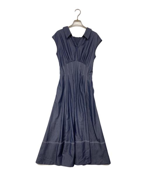 HER LIP TO（ハーリップトゥ）HER LIP TO (ハーリップトゥ) Montecristo French Sleeve Dress/ワンピース インディゴ サイズ:Sの古着・服飾アイテム
