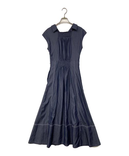 HER LIP TO（ハーリップトゥ）HER LIP TO (ハーリップトゥ) Montecristo French Sleeve Dress/ワンピース インディゴ サイズ:Sの古着・服飾アイテム