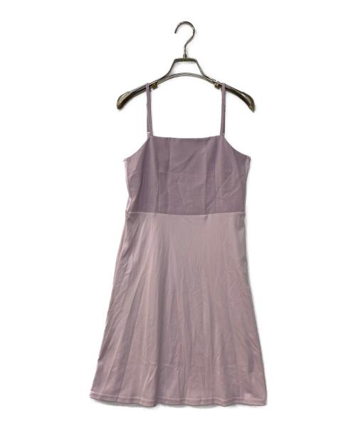 Snidel（スナイデル）Snidel (スナイデル) デザインティアードワンピース ピンク サイズ:1の古着・服飾アイテム