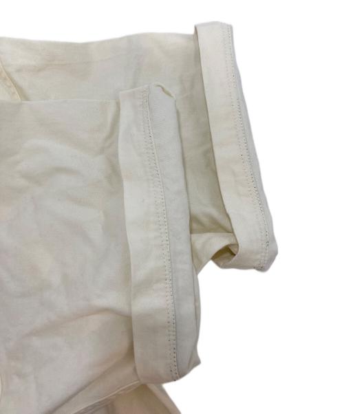whitesville（ホワイツビル）whitesville (ホワイツビル) COTTON TWILL BASEBALL SHIRT ホワイト サイズ:Lの古着・服飾アイテム