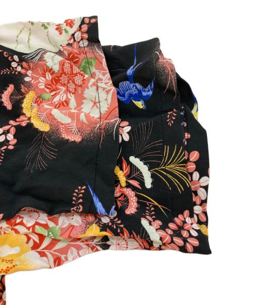 Sun Surf（サンサーフ）Sun Surf (サンサーフ) RAYON HAWAIIAN SHIRT ピンク×ブラック サイズ:XLの古着・服飾アイテム