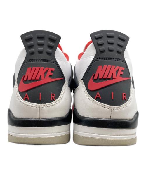 NIKE（ナイキ）NIKE (ナイキ) Air Jordan 4 Retro OG/ナイキ エアジョーダン4 レトロ OG 'ファイヤーレッド'  ホワイト×レッド サイズ:27.5の古着・服飾アイテム