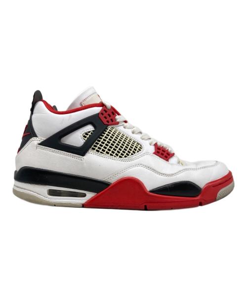 NIKE（ナイキ）NIKE (ナイキ) Air Jordan 4 Retro OG/ナイキ エアジョーダン4 レトロ OG 'ファイヤーレッド'  ホワイト×レッド サイズ:27.5の古着・服飾アイテム