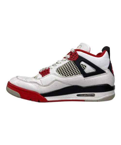 NIKE（ナイキ）NIKE (ナイキ) Air Jordan 4 Retro OG/ナイキ エアジョーダン4 レトロ OG 'ファイヤーレッド'  ホワイト×レッド サイズ:27.5の古着・服飾アイテム
