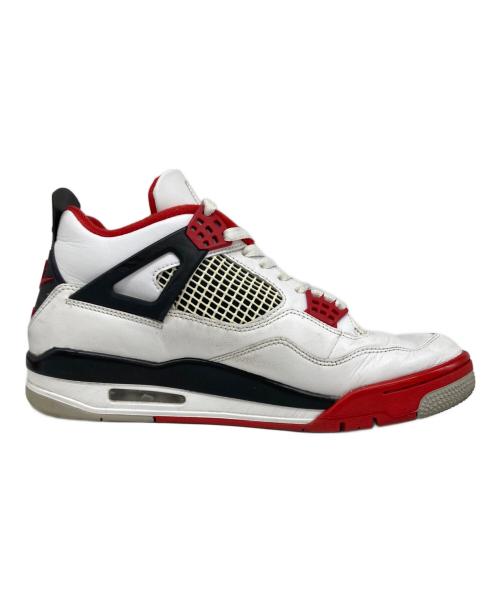 NIKE（ナイキ）NIKE (ナイキ) Air Jordan 4 Retro OG/ナイキ エアジョーダン4 レトロ OG 'ファイヤーレッド'  ホワイト×レッド サイズ:27.5の古着・服飾アイテム