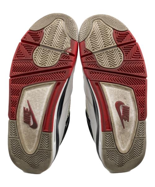 NIKE（ナイキ）NIKE (ナイキ) Air Jordan 4 Retro OG/ナイキ エアジョーダン4 レトロ OG 'ファイヤーレッド'  ホワイト×レッド サイズ:27.5の古着・服飾アイテム