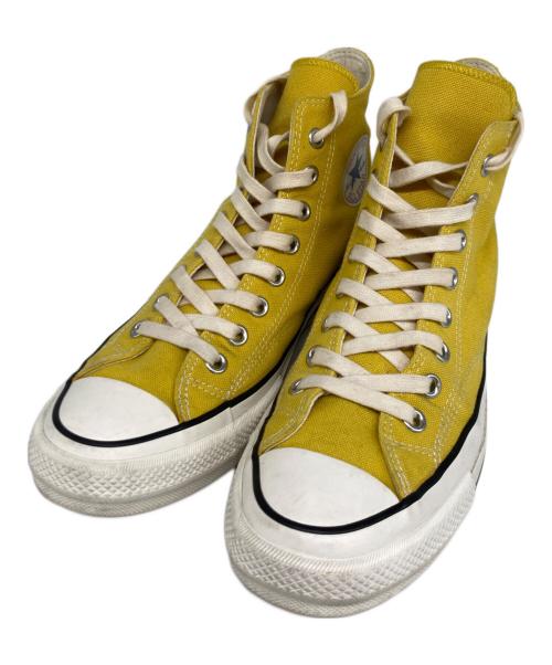CONVERSE ADDICT（コンバース アディクト）CONVERSE ADDICT (コンバース アディクト) CHUCK TAYLOR CANVAS HI イエロー サイズ:27.5の古着・服飾アイテム