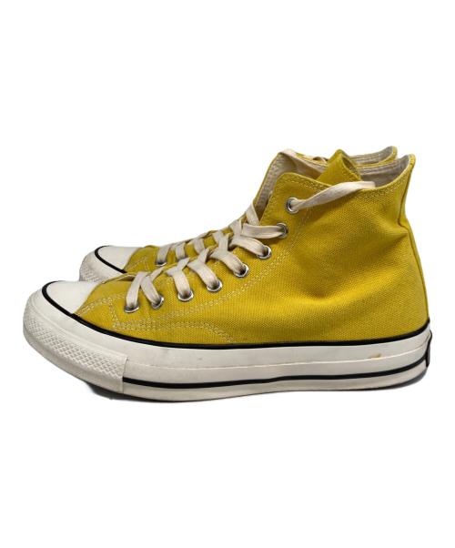CONVERSE ADDICT（コンバース アディクト）CONVERSE ADDICT (コンバース アディクト) CHUCK TAYLOR CANVAS HI イエロー サイズ:27.5の古着・服飾アイテム