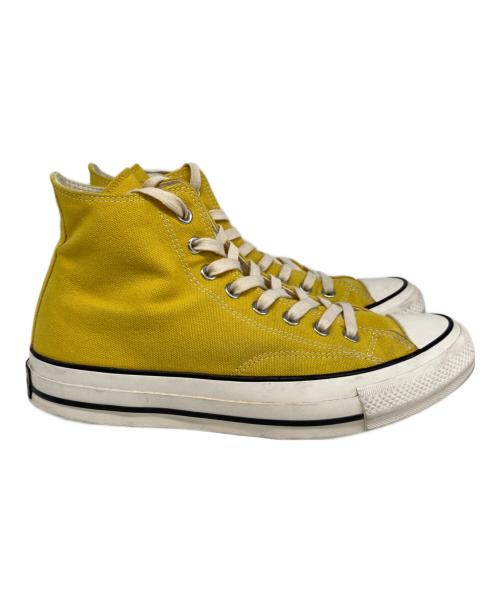 CONVERSE ADDICT（コンバース アディクト）CONVERSE ADDICT (コンバース アディクト) CHUCK TAYLOR CANVAS HI イエロー サイズ:27.5の古着・服飾アイテム
