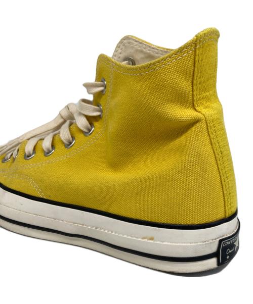 CONVERSE ADDICT（コンバース アディクト）CONVERSE ADDICT (コンバース アディクト) CHUCK TAYLOR CANVAS HI イエロー サイズ:27.5の古着・服飾アイテム