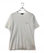 COMME des GARCONS HOMMEコムデギャルソン オム）の古着「ロゴプリントTシャツ」｜ホワイト
