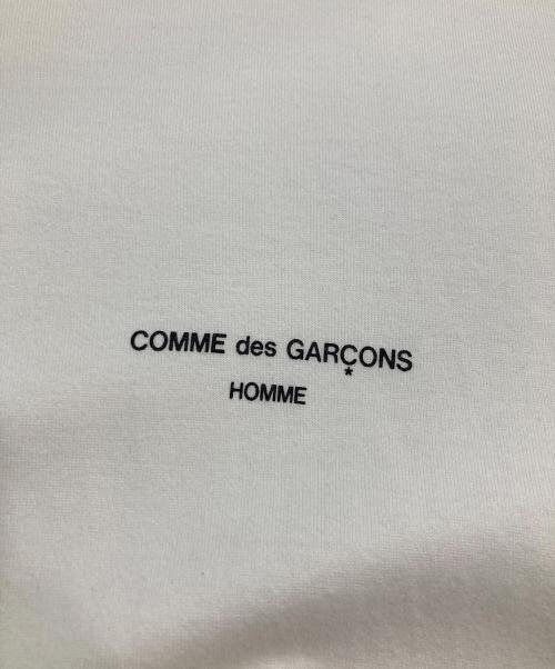 COMME des GARCONS HOMME（コムデギャルソン オム）COMME des GARCONS HOMME (コムデギャルソン オム) ロゴプリントTシャツ ホワイト サイズ:Lの古着・服飾アイテム