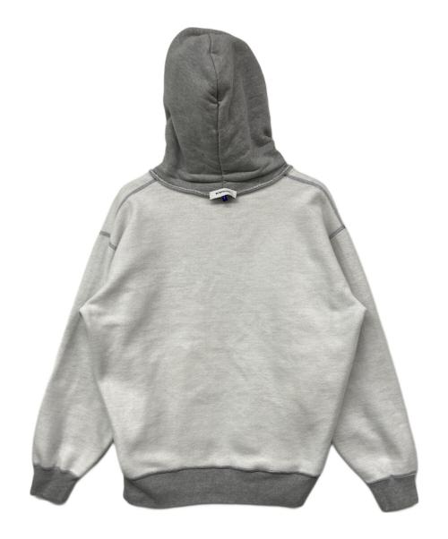 bodysong.（ボディソング）bodysong. (ボディソング) HOODIE/UNBEARABLE / インサイドアウトプルオーバーパーカー グレー サイズ:Sの古着・服飾アイテム