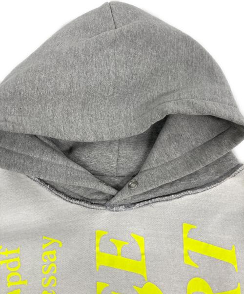 bodysong.（ボディソング）bodysong. (ボディソング) HOODIE/UNBEARABLE / インサイドアウトプルオーバーパーカー グレー サイズ:Sの古着・服飾アイテム