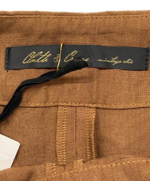 CLOTH&CROSS（クロスアンドクロス）CLOTH&CROSS (クロスアンドクロス) リネンスカート ブラウン サイズ:Fの古着・服飾アイテム