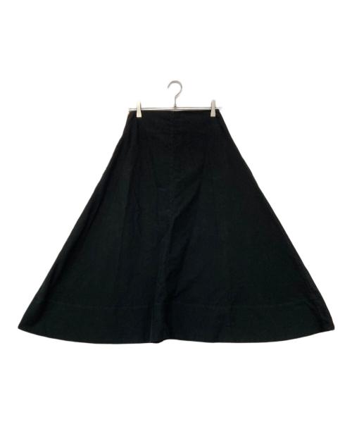 CLOTH&CROSS（クロスアンドクロス）CLOTH&CROSS (クロスアンドクロス) スエードスカート ブラック サイズ:Fの古着・服飾アイテム