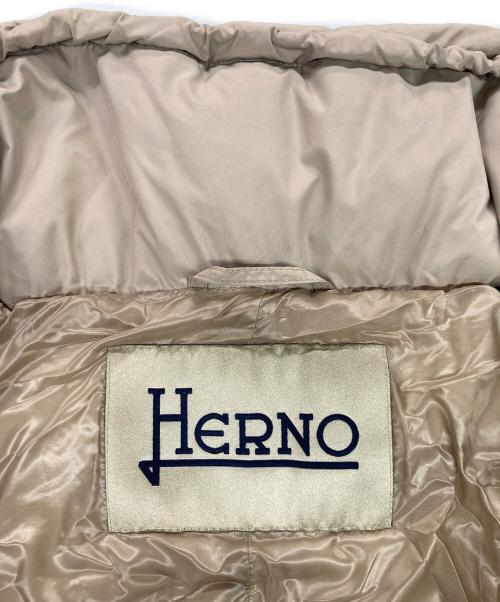 HERNO（ヘルノ）HERNO (ヘルノ) POLARTECHダウンコート ベージュ サイズ:44の古着・服飾アイテム