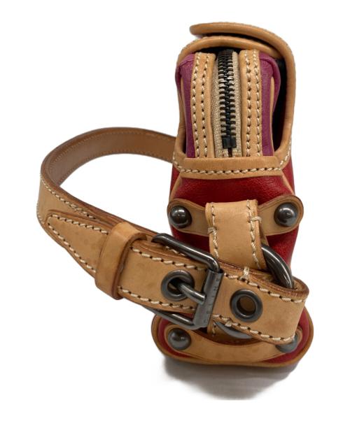 CELINE（セリーヌ）CELINE (セリーヌ) オールドミニハンドバッグ レッドの古着・服飾アイテム