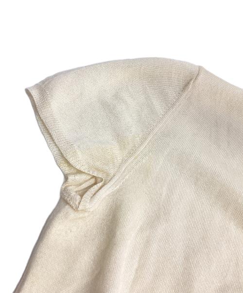 CHANEL（シャネル）CHANEL (シャネル) ココマーク半袖ニット アイボリー サイズ:42の古着・服飾アイテム