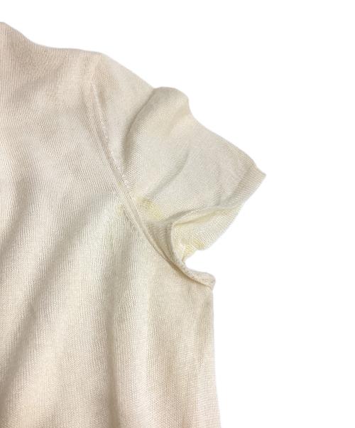 CHANEL（シャネル）CHANEL (シャネル) ココマーク半袖ニット アイボリー サイズ:42の古着・服飾アイテム