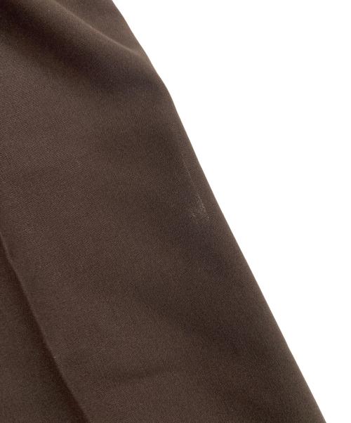 CHANEL（シャネル）CHANEL (シャネル) ヘムジップテーパードパンツ ブラウン サイズ:40の古着・服飾アイテム