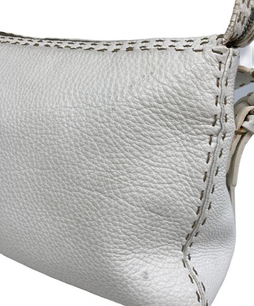 FENDI（フェンディ）FENDI (フェンディ) セレリアハンドバッグ ホワイトの古着・服飾アイテム