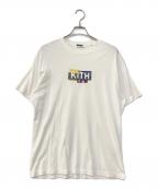 KITHキス）の古着「kith tokyo boro logo tee Tシャツ」｜ホワイト