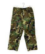 US ARMYユーエスアーミー）の古着「カモフラパンツ」｜グリーン