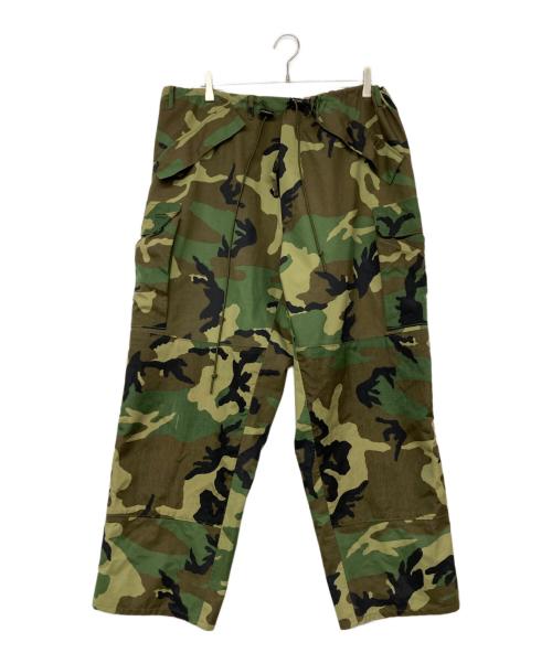 US ARMY（ユーエスアーミー）US ARMY (ユーエスアーミー) カモフラパンツ グリーン サイズ:LARGE-REGULAR　の古着・服飾アイテム