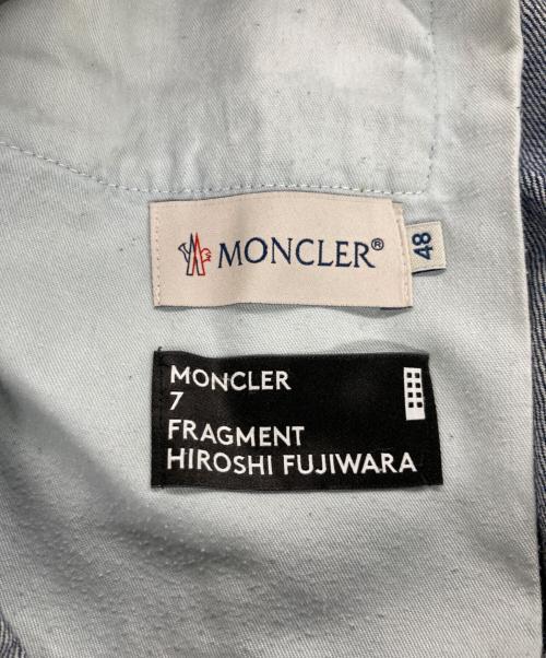 MONCLER GENIUS（モンクレール ジーニアス）MONCLER GENIUS (モンクレール ジーニアス) FRAGMENT DESIGN (フラグメントデザイン) PANTALONE DENIM インディゴ サイズ:48の古着・服飾アイテム