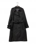 Aquascutumアクアスキュータム）の古着「ライナー付トレンチコート」｜ブラック