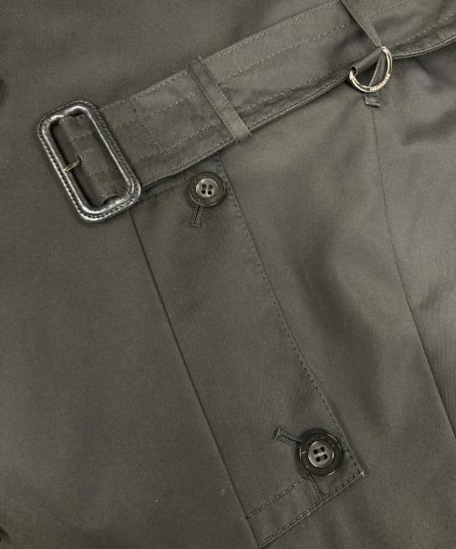 Aquascutum（アクアスキュータム）Aquascutum (アクアスキュータム) ライナー付トレンチコート ブラック サイズ:記載なしの古着・服飾アイテム