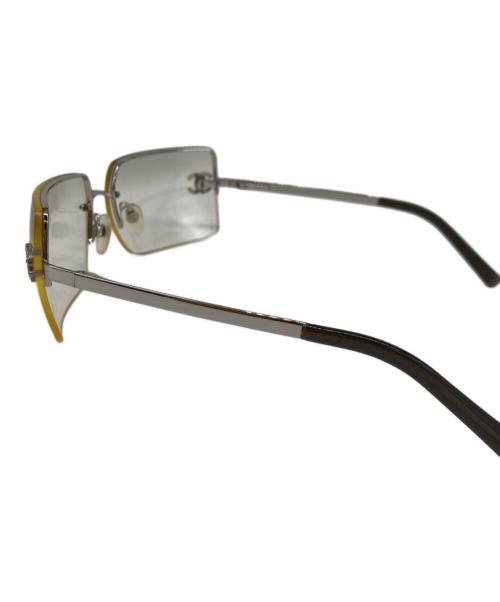 CHANEL（シャネル）CHANEL (シャネル) ココマークリムレスサングラス シルバー サイズ:62□15 120の古着・服飾アイテム