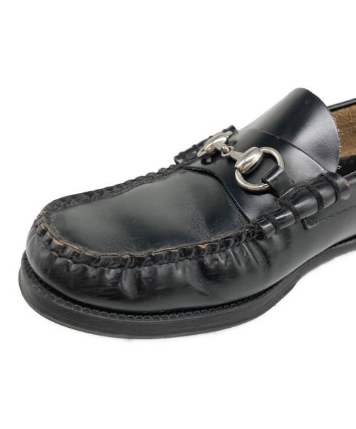 G.H.BASS（ジーエイチバス）G.H.BASS (ジーエイチバス) ラバーソールビットーファー ブラック サイズ:7/8/41の古着・服飾アイテム