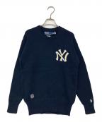 POLO RALPH LAURENポロ・ラルフローレン）の古着「ヤンキース セーター」｜ネイビー