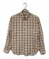 MARGARET HOWELL（マーガレットハウエル）の古着「チェックシャツ」｜ブラウン