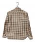 MARGARET HOWELL (マーガレットハウエル) チェックシャツ ブラウン サイズ:S：4000円